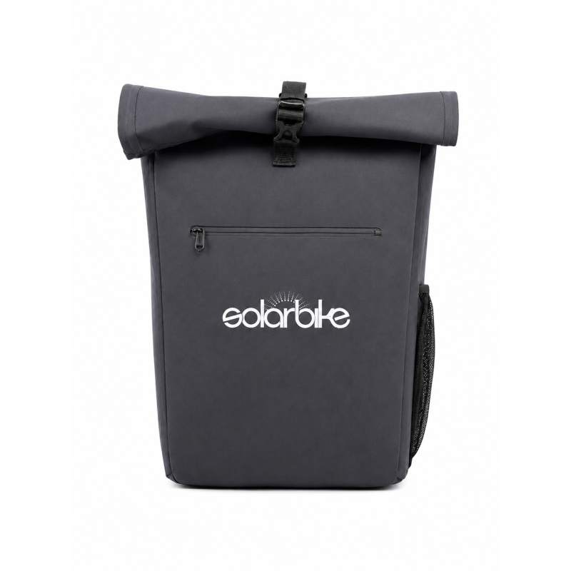 Solar Bike 28L waterproof bicycle pannier bag with rack mounting system